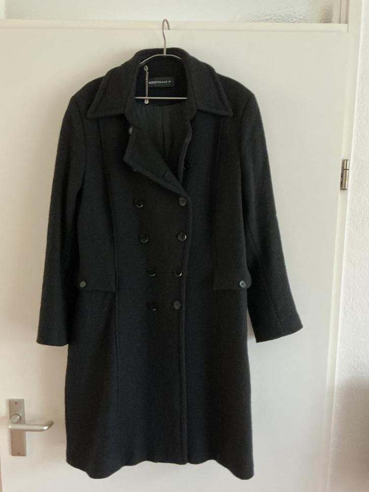 Expresso zwarte winterjas, Kleding | Dames, Jassen | Winter, Zo goed als nieuw, Maat 42/44 (L), Zwart, Ophalen of Verzenden