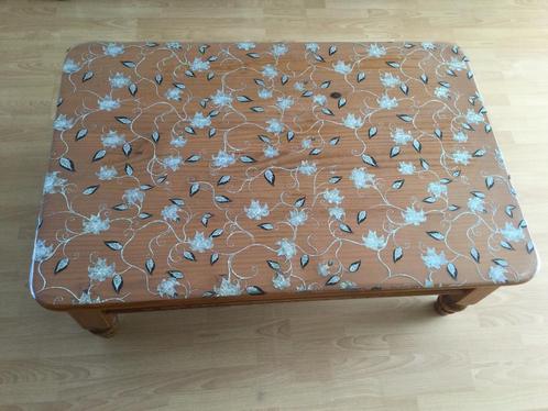 Salontafel, Huis en Inrichting, Tafels | Salontafels, Gebruikt, Rechthoekig, Grenenhout, Ophalen