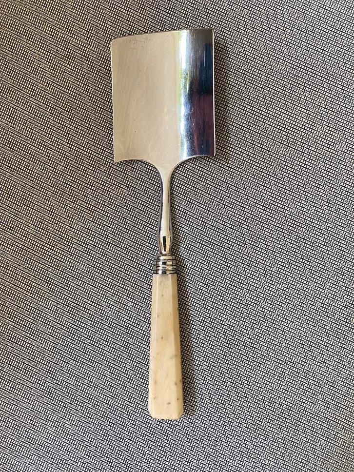 Antiek zilveren schep, Antiek en Kunst, Antiek | Gereedschap en Instrumenten, Ophalen of Verzenden