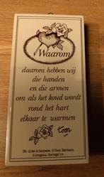 Wand-tegeltje van Toon Hermans, Ophalen of Verzenden