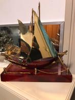 Scherps model van goud verguld messing, Hobby en Vrije tijd, Modelbouw | Boten en Schepen, Ophalen of Verzenden, Zo goed als nieuw