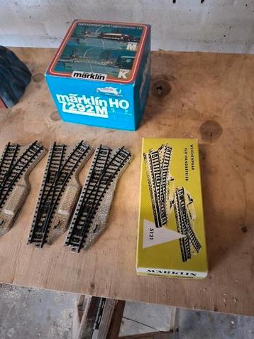 Marklin H0 handwissels 10 stuks voor M rails. beschikbaar voor biedingen