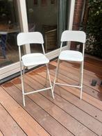 2x ikea Franklin barkruk wit, Huis en Inrichting, 2 krukken, Ophalen, Zo goed als nieuw