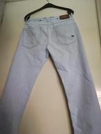 Als nieuw VANGUARD jeans wit blauw TWILL V7 RIDER W32 L32, Blauw, W32 (confectie 46) of kleiner, Ophalen of Verzenden, Zo goed als nieuw
