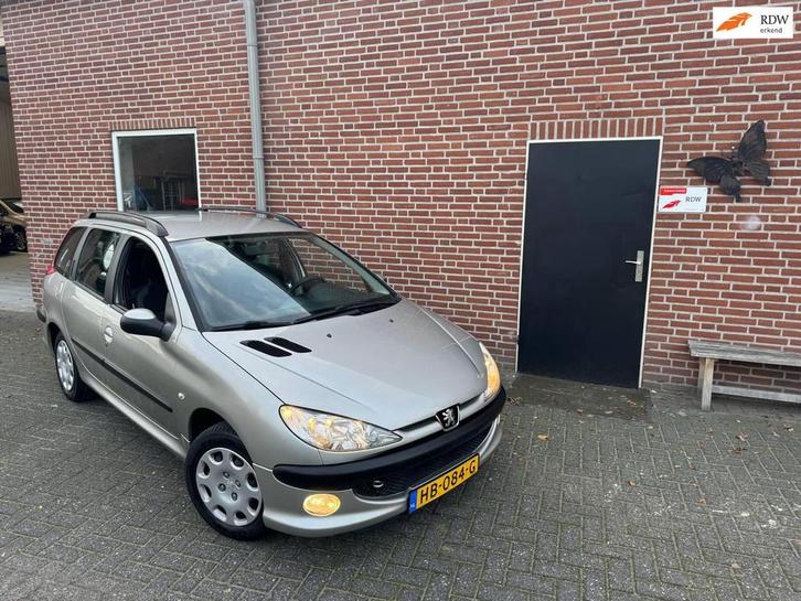Peugeot 206 SW 1.4 One-line Station Nette auto, NW apk ,, Auto's, Peugeot, Bedrijf, Te koop, ABS, Airbags, Centrale vergrendeling