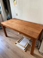 Prachtige teak houten tafel, 200 cm of meer, Rechthoekig, Ophalen of Verzenden, Zo goed als nieuw