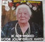 Vinyl Singeltje Duo Gert Timmerman, Nederlandstalig, Ophalen of Verzenden, 7 inch, Zo goed als nieuw