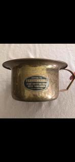 Antieke Koperen Pispot - Amerikaanse Spoorwegen 1870, Antiek en Kunst, Ophalen of Verzenden, Koper