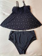 NIEUW tankini zwarte kant afneembare bandjes mt 50-52, Overige typen, Zwart, Nieuw, Ophalen of Verzenden