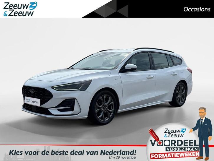 Ford Focus Wagon 1.0 EcoBoost Hybrid ST Line | Navigatie | P, Auto's, Ford, Bedrijf, Te koop, Focus, ABS, Achteruitrijcamera, Adaptive Cruise Control