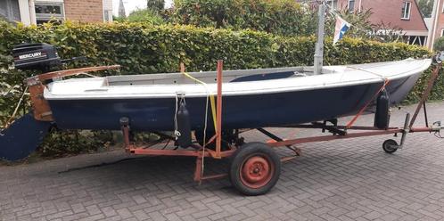 Valk zeilboot / sloep, Watersport en Boten, Zeilen en Zeiltoebehoren, Gebruikt, Minder dan 15 m², Ophalen
