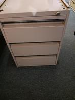 Metalen Ladenkast. WIT:, Huis en Inrichting, Ophalen, Gebruikt, 3 of 4 laden, Minder dan 100 cm