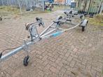 Pega trailer met een 450KG as !!, Watersport en Boten, Boottrailers, Ophalen, Gebruikt, Minder dan 6 meter, Jetskitrailer