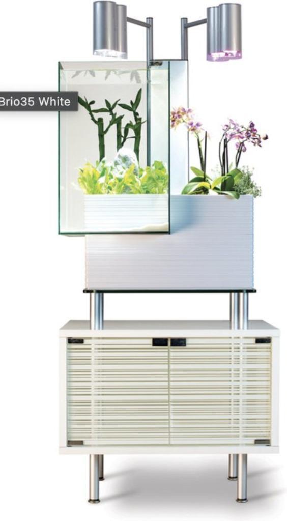 Brio 35 aquarium aquaponics wit een Juwel om te zien, Dieren en Toebehoren, Vissen | Aquaria en Toebehoren, Nieuw, Overige typen