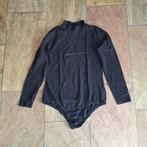 Zwarte body met col - Bonprix - 44, Kleding | Heren, Grote Maten, Zwart, Bonprix, Shirt, Ophalen of Verzenden