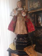 Antieke groot beeld kindje van praag, Antiek en Kunst, Ophalen