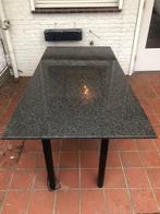 Tafel Graniet, Tuin en Terras, Tuintafels, Overige materialen, Rechthoekig, Zo goed als nieuw, Ophalen