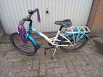 Gezellige meisjesfiets in lichtblauw met wit 16 inch, Fietsen en Brommers, Fietsen | Meisjes, Ophalen, Zo goed als nieuw, 16 inch