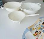 Nieuw 3-delige schalen/vergietset Tontarelli Nostalgia creme, Ophalen, Nieuw