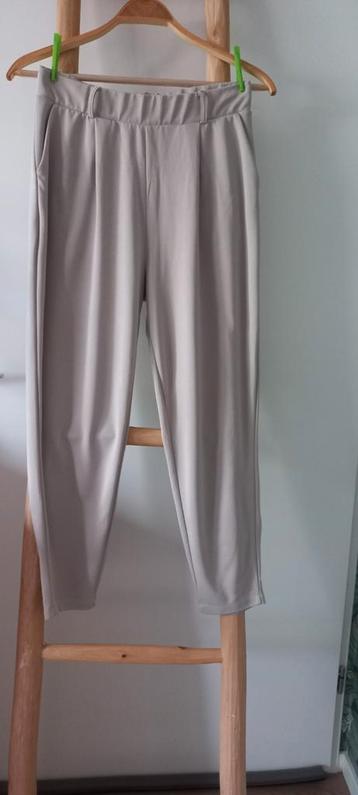 EXPRESSO PANTALON/BROEK MT M BEIGE SOEPRLE STOF beschikbaar voor biedingen