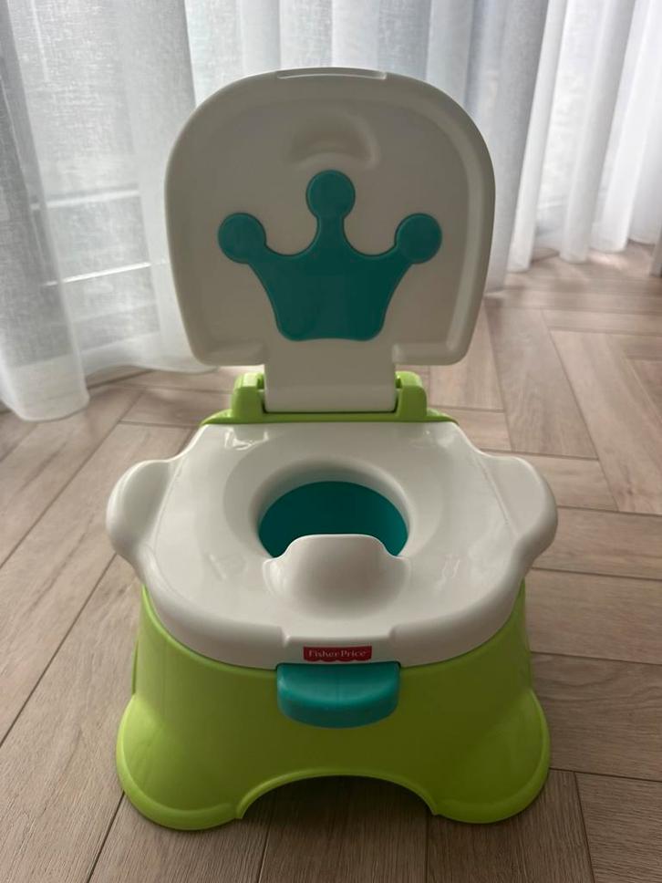 Koninklijke potje & krukje Fischer price, Kinderen en Baby's, Badjes en Verzorging, Zo goed als nieuw, Overige typen, Ophalen