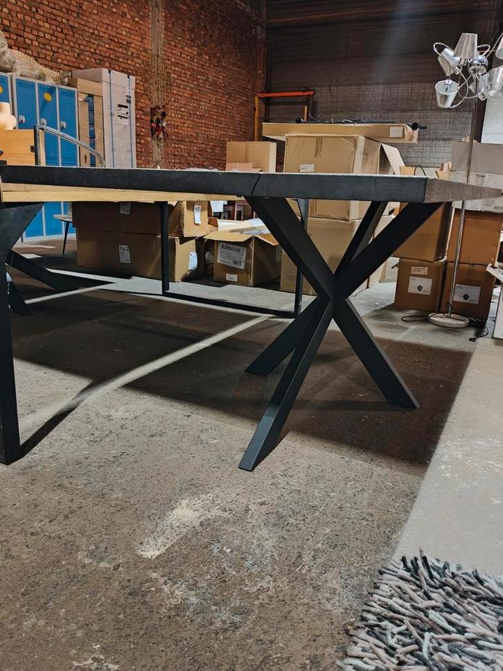 Eiken Eettafel 200x100 (outlet), Huis en Inrichting, Woonaccessoires | Overige, Nieuw, Ophalen