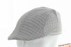 Voorgevormde platte pet licht grijs met ruit katoen mix 56, Kleding | Heren, Hoeden en Petten, Ophalen of Verzenden, Nieuw, 57 cm (M, 7⅛ inch) of minder