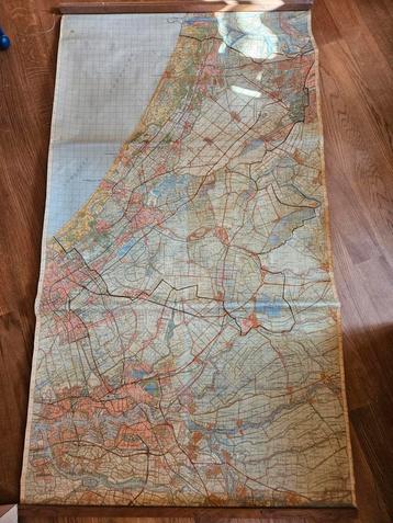 Topografische kaart West-Nederland, jaren '70 beschikbaar voor biedingen