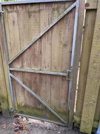 Metalen frame voor houten poort schutting 100x180cm, Ophalen, Gebruikt, 100 tot 150 cm, Looppoort