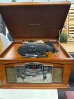 Vintage Ricatetch Platenspeler met Radio, Antiek en Kunst, Antiek | Tv's en Audio, Ophalen of Verzenden