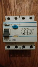 Hager 4P aardlekautomaat, 40A 300mA., Ophalen of Verzenden, Overige typen