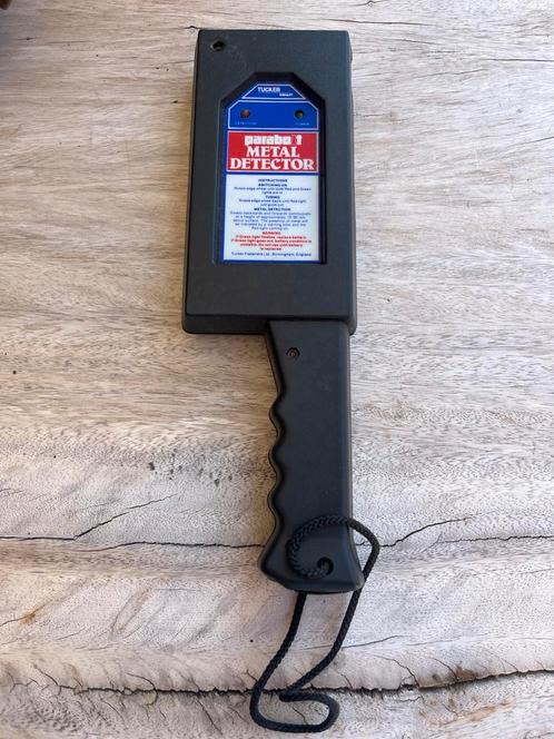 Tucker Parabolt 1 Metaaldetector - Vintage, Hobby en Vrije tijd, Metaaldetectors, Gebruikt, 30 cm of minder, Overige merken, Instelbare gevoeligheid