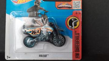 HW450F cross motor 1:64 Hotwheels Pol  beschikbaar voor biedingen