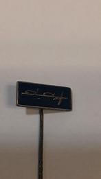 Vintage DAF Speldje Rechthoekig Emaille, Ophalen of Verzenden, Gebruikt, Merk, Speldje of Pin