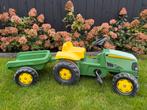 Rolly Toys John Deere traptrekker met aanhanger, Ophalen, Gebruikt, Trapvoertuig