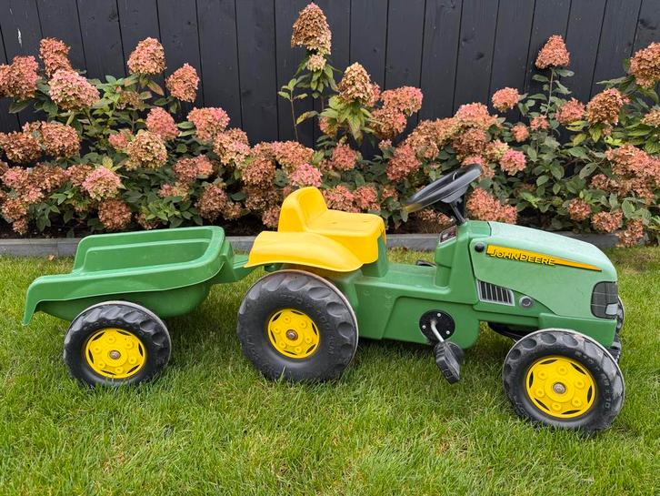 Rolly Toys John Deere traptrekker met aanhanger, Kinderen en Baby's, Speelgoed | Buiten | Voertuigen en Loopfietsen, Gebruikt
