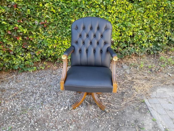 super mooie zeer oude Engelse gave bureaustoel, Antiek en Kunst, Antiek | Meubels | Stoelen en Banken, Ophalen