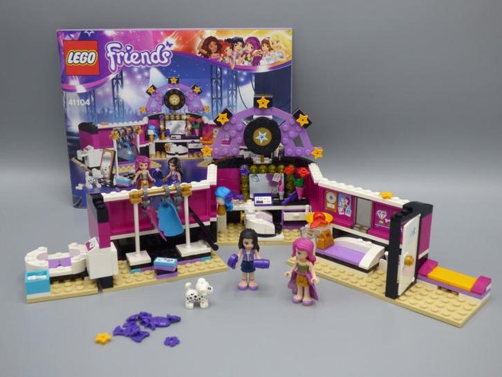 lego 41104 Friends Kleedkamer van een popster met boekje, Kinderen en Baby's, Speelgoed | Duplo en Lego, Gebruikt, Lego, Complete set