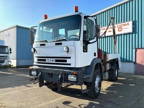 Iveco Eurocargo 135E23WR 4x4 FULL STEEL PORTAL CONTAINER (EU, Auto's, Vrachtwagens, Te koop, 4x4, ABS, Elektrische buitenspiegels