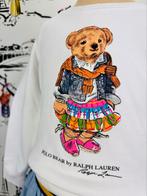 Ralph Lauren witte trui met beer maat 5, Trui of Vest, Zo goed als nieuw, Ralph Lauren, Ralph Lauren EU