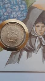 25 ESCUDOS 1980 AZOREN UNC + POSTZEGEL, Postzegels en Munten, Munten | Europa | Niet-Euromunten, Ophalen of Verzenden