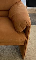 Bank en fauteuil Leolux Bora Bora, Ophalen, Driepersoons, 75 tot 100 cm, Zo goed als nieuw