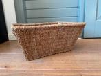 Zeegras mand met handvatten, Ophalen, Zo goed als nieuw, Rechthoekig, Riet