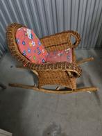 Rieten kinderschommelstoel, Ophalen, Gebruikt, Stoel