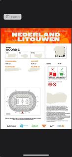 Nederland Litouwen wk kwalificatie Johan Cruijff arena, Tickets en Kaartjes, Drie personen of meer, Nederlands elftal