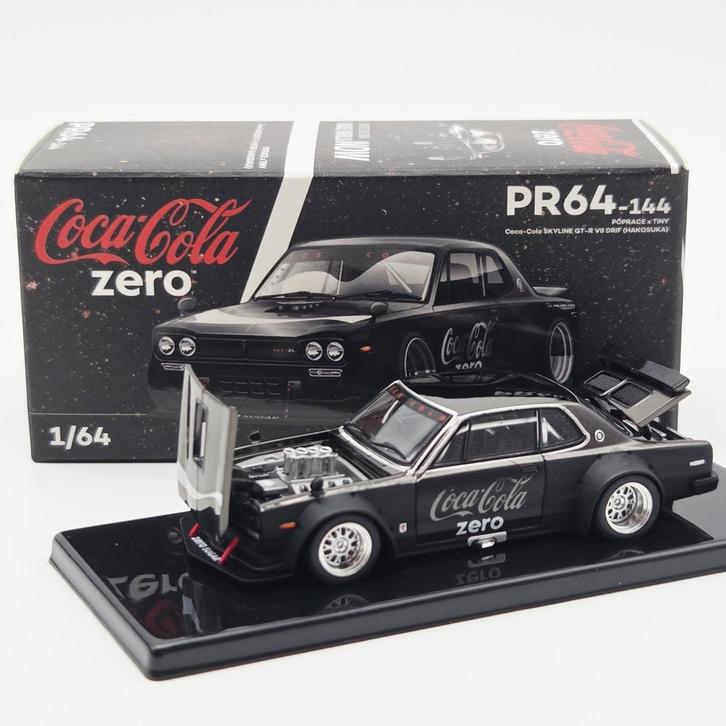 Nissan Skyline GT-R Hakosuka Coca-Cola zero 1:64, Hobby en Vrije tijd, Modelauto's | Overige schalen, Nieuw, Auto, Ophalen of Verzenden