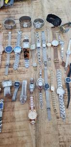 Partij Heren / Dames horloges, Sieraden, Tassen en Uiterlijk, Overige merken, Staal, Ophalen of Verzenden
