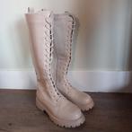 Hoge crème laarzen maat 36, Ophalen of Verzenden, Zo goed als nieuw, Beige, Hoge laarzen