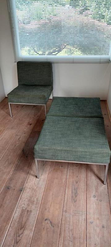Vintage design Bauhaus style fauteuil/hocker