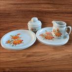 Vintage servies Winterling '70s suikerpot, melkkannetje en 4, Ophalen of Verzenden, Porselein, Overige stijlen